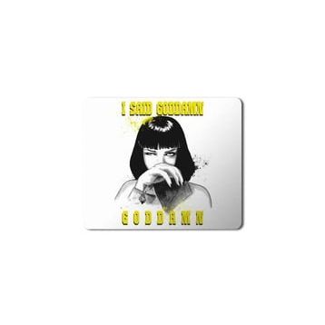 Art Hediye Pulp Fiction 3 Baskılı 23x19 cm Mouse Pad