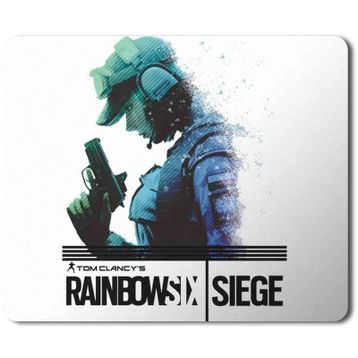 Art Hediye Rainbow Six Siege Ella Baskılı 23x19 cm Mouse Pad