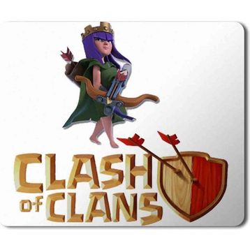 Art Hediye Raınha Clash Baskılı 23x19 cm Mouse Pad