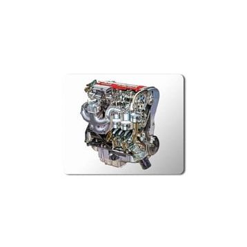 Art Hediye Red Top Opel Engine Baskılı 23x19 cm Mouse Pad