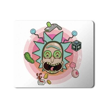 Art Hediye Rick Eamp Morty Rick Sanchez Baskılı 23x19 cm Mouse Pad