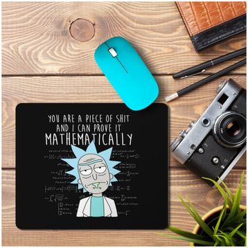 Art Hediye Ricky Mathematically Baskılı 23x19 cm Mouse Pad