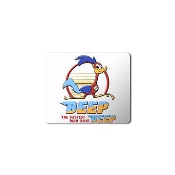 Art Hediye Road Runner Bipp Bipp Baskılı 23x19 cm Mouse Pad