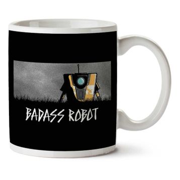 Art Hediye Robot Sınır Ötesi Bölgeler İki Tarafı Baskılı Kupa Bardak