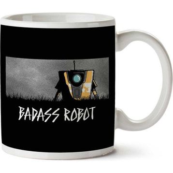 Art Hediye Robot Sınır Ötesi Bölgeler İki Tarafı Baskılı Kupa Bardak