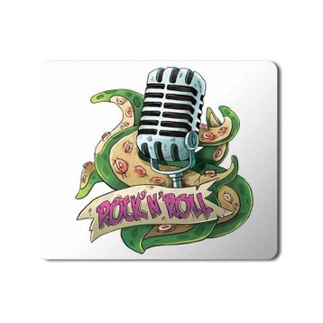Art Hediye Rock N Roll Rock Roll Baskılı 23x19 cm Mouse Pad