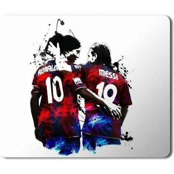 Art Hediye Ronaldo Messi Baskılı 23x19 cm Mouse Pad