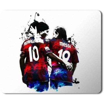 Art Hediye Ronaldo Messi Baskılı 23x19 cm Mouse Pad