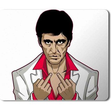 Art Hediye Scarface Baskılı 23x19 cm Mouse Pad