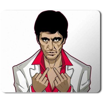 Art Hediye Scarface Baskılı 23x19 cm Mouse Pad