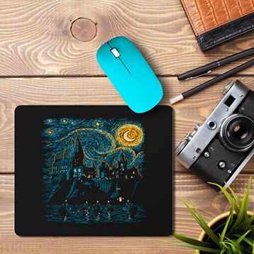 Art Hediye Starry School Baskılı 23x19 cm Mouse Pad