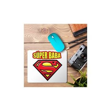 Art Hediye Süper Baba Baskılı 23x19 cm Mouse Pad