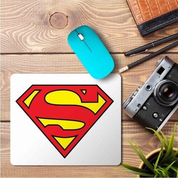 Art Hediye Süpermen Logo Baskılı 23x19 cm Mouse Pad