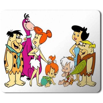 Art Hediye Taş Devri Jetsons Baskılı 23x19 cm Mouse Pad