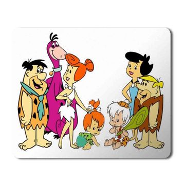 Art Hediye Taş Devri Jetsons Baskılı 23x19 cm Mouse Pad