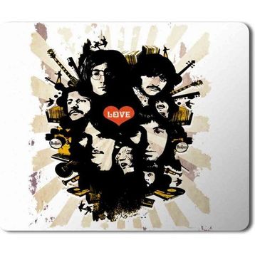 Art Hediye The Beatles 2 Baskılı 23x19 cm Mouse Pad