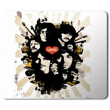 Art Hediye The Beatles 2 Baskılı 23x19 cm Mouse Pad