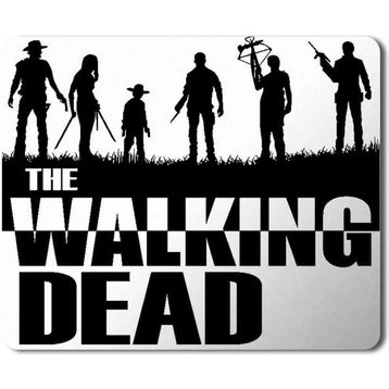 Art Hediye The Walking Dead Baskılı 23x19 cm Mouse Pad