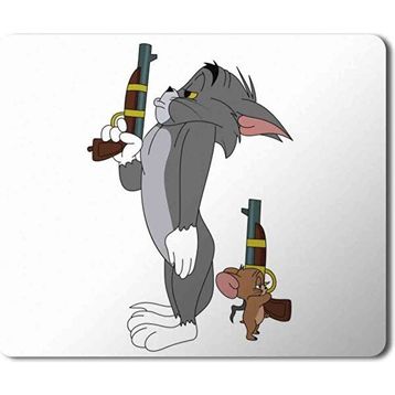 Art Hediye Tom and Jerry 2 Baskılı 23x19 cm Mouse Pad