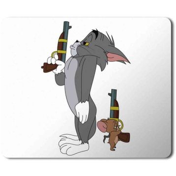 Art Hediye Tom and Jerry 2 Baskılı 23x19 cm Mouse Pad