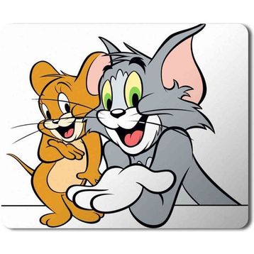 Art Hediye Tom and Jerry Sevimli Baskılı 23x19 cm Mouse Pad