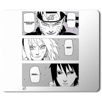 Art Hediye Trio Naruto Baskılı 23x19 cm Mouse Pad
