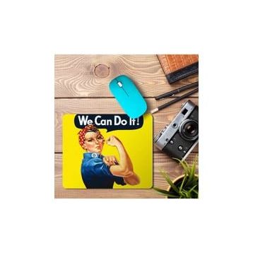Art Hediye We Can Do It Baskılı 23x19 cm Mouse Pad