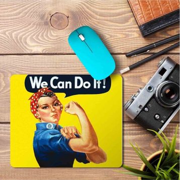 Art Hediye We Can Do It Baskılı 23x19 cm Mouse Pad