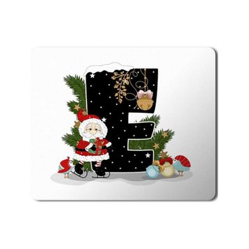 Art Hediye Yeni Yıl Merry Christmas Yılbaşı'na Özel E Harfi 23x19 cm Mouse Pad