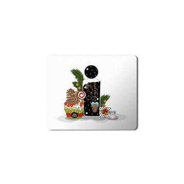 Art Hediye Yeni Yıl Merry Christmas Yılbaşı'na Özel I Harfi 23x19 cm Mouse Pad