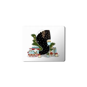Art Hediye Yeni Yıl Merry Christmas Yılbaşı'na Özel S Harfi 23x19 cm Mouse Pad