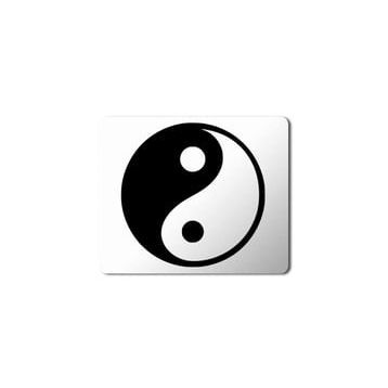 Art Hediye Ying Yang Baskılı 23x19 cm Mouse Pad