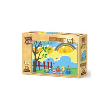 Art Kids Banyo Zamanı 25 Parça Ahşap Puzzle
