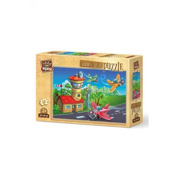 Art Kids Çılgın Pilotlar 50 Parça Ahşap Puzzle