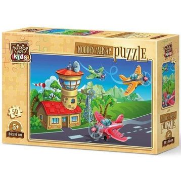 Art Kids Çılgın Pilotlar 50 Parça Ahşap Puzzle