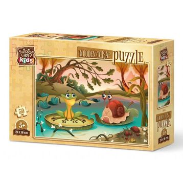 Art Kids Göl Arkadaşları 50 Parça Ahşap Puzzle