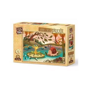 Art Kids Göl Arkadaşları 50 Parça Ahşap Puzzle