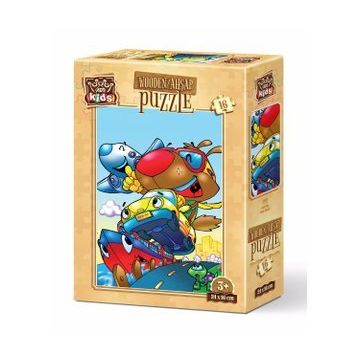 Art Kids Hızlı Köpek 16 Parça Ahşap Puzzle