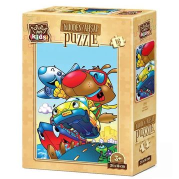 Art Kids Hızlı Köpek 16 Parça Ahşap Puzzle