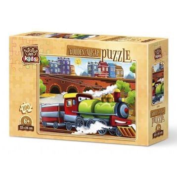 Art Kids Nereye Çufçufluyoruz? 100 Parça Ahşap Puzzle
