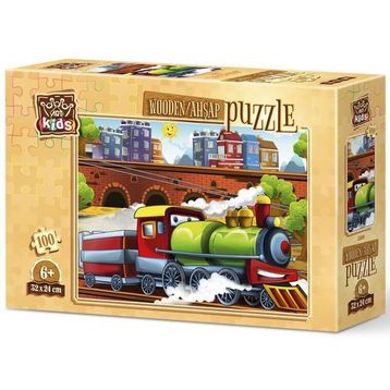 Art Kids Nereye Çufçufluyoruz? 100 Parça Ahşap Puzzle