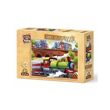 Art Kids Nereye Çufçufluyoruz? 100 Parça Ahşap Puzzle