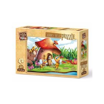 Art Kids Şarkıcı Arı ve Orkestrası 50 Parça Ahşap Puzzle