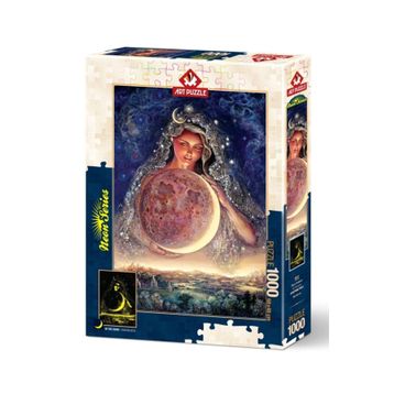 Art Puzzle 1000 Parça Ay Tanrıçası Neon Puzzle
