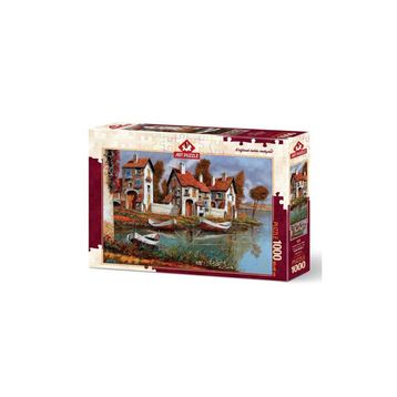 Art Puzzle 1000 Parça Cerchıo Evleri İtalya Puzzle