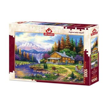 Art Puzzle 1000 Parça Dağlarda Günbatımı Puzzle