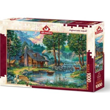 Art Puzzle 1000 Parça Masal Evi Puzzle