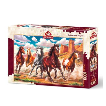 Art Puzzle 1000 Parça Vadide Dörtnala Puzzle