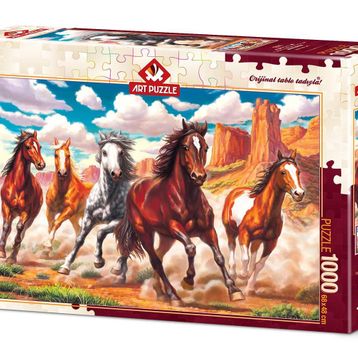 Art Puzzle 1000 Parça Vadide Dörtnala Puzzle