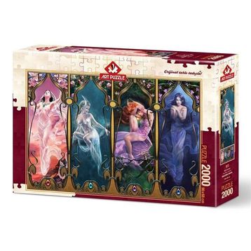 Art Puzzle 2000 Parça Dört Cevher Puzzle